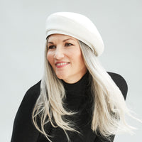 BECKA - VEGAN LEATHER BERET