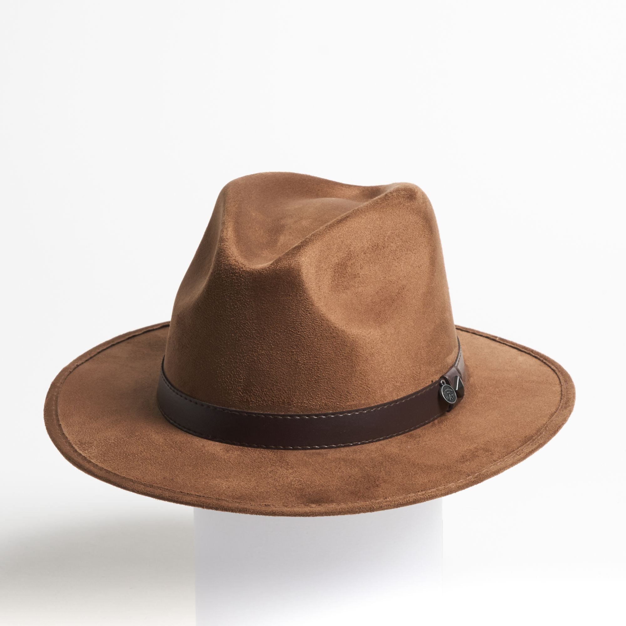 FULLA - WATER RESISTANT FEDORA BROWN / L