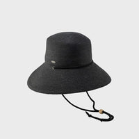 CAROLINE - LARGE FLAT TOP CLOCHE HAT