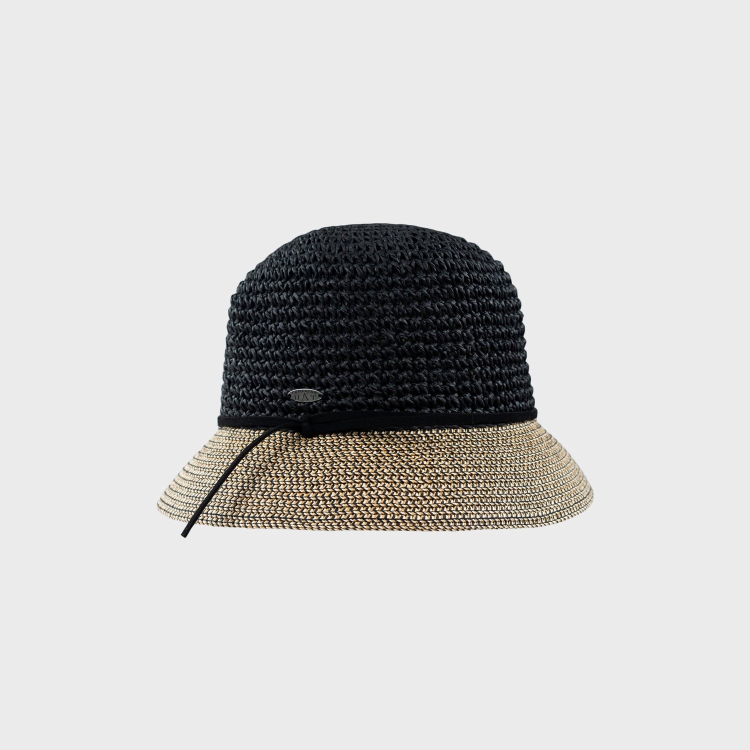 CAMILA - RAFFIA & PAPER STRAW CLOCHE