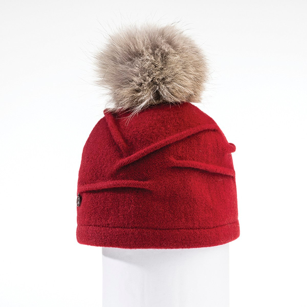 Fluffy pom hat online