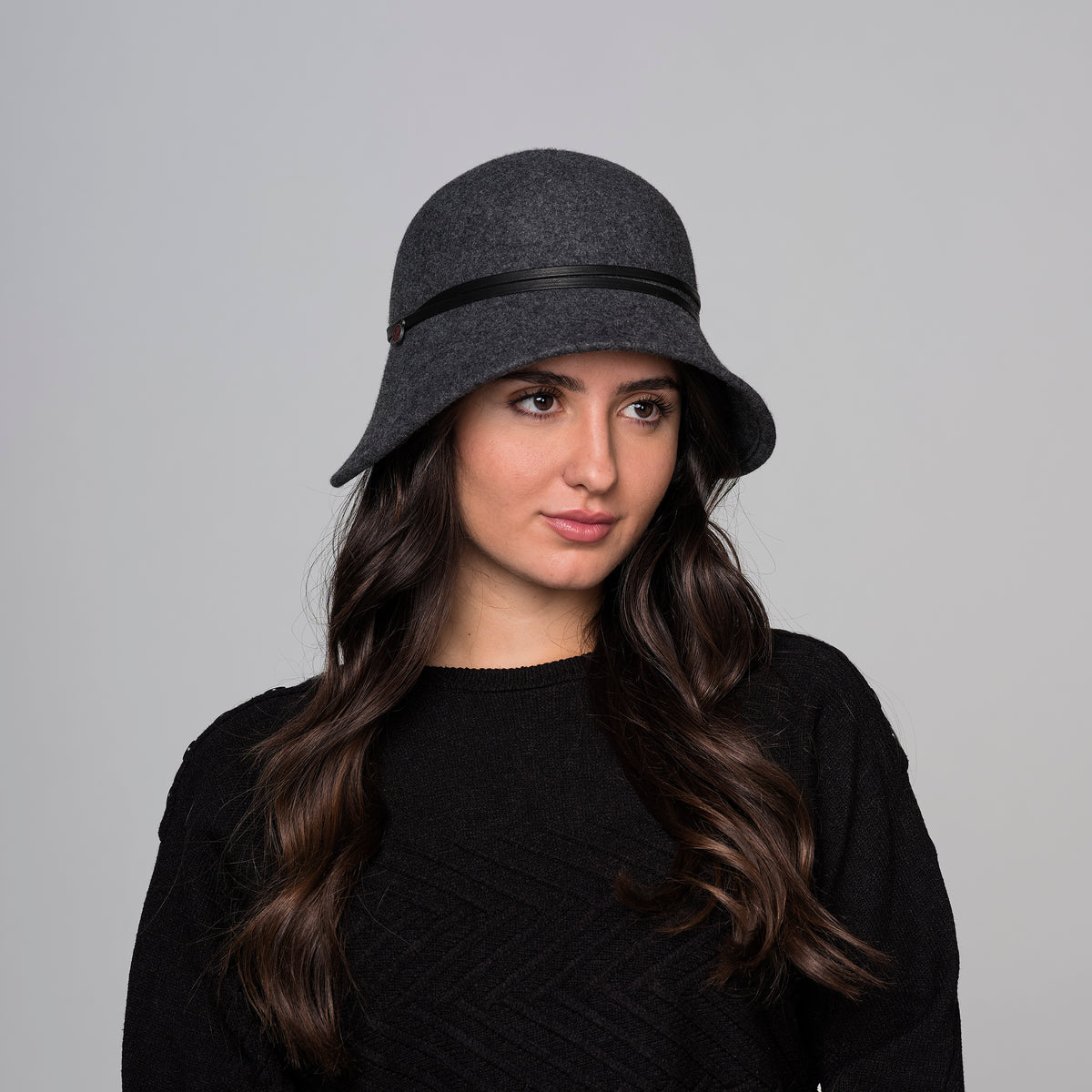 WILLOW - FELT CLOCHE HAT