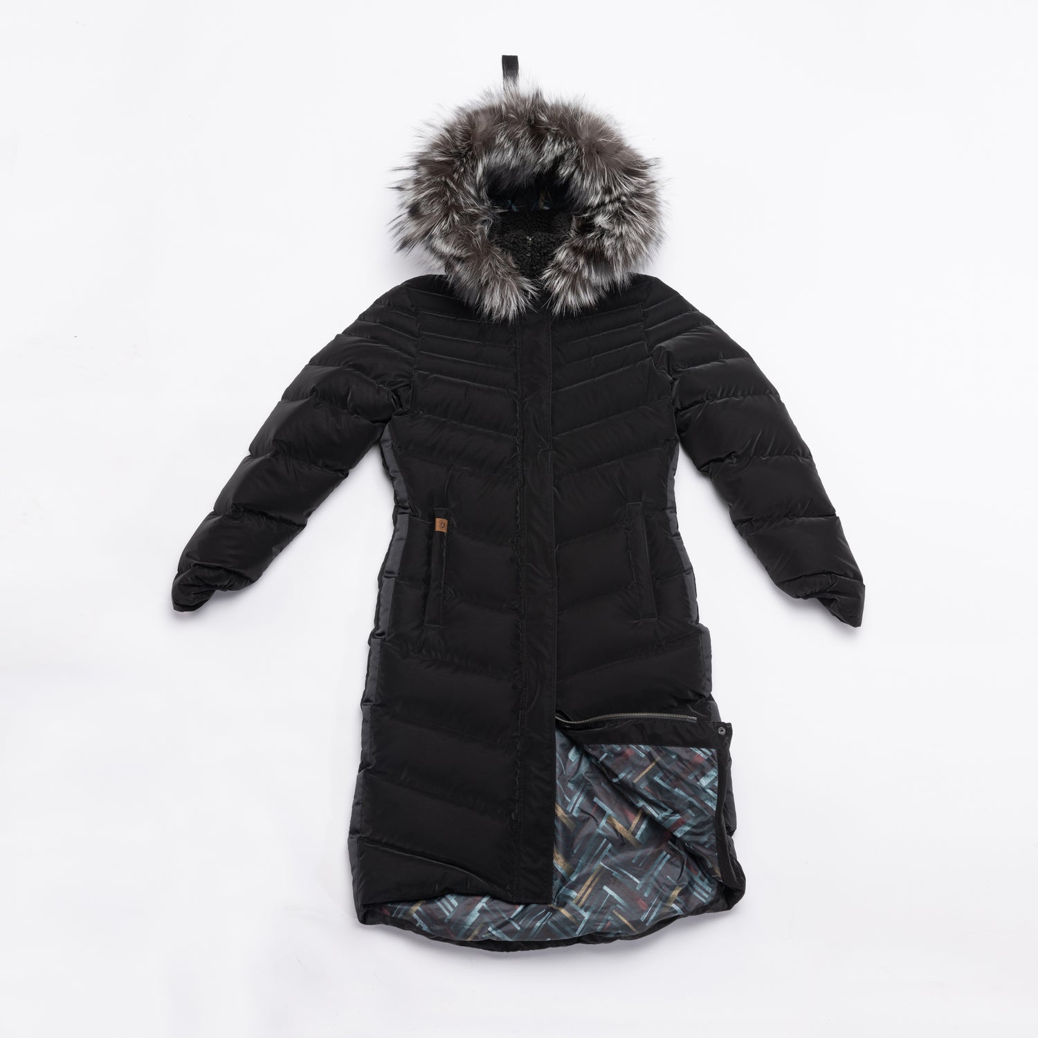 CANMORE - MANTEAU DOUDOUNE LONG AVEC FOURRURE