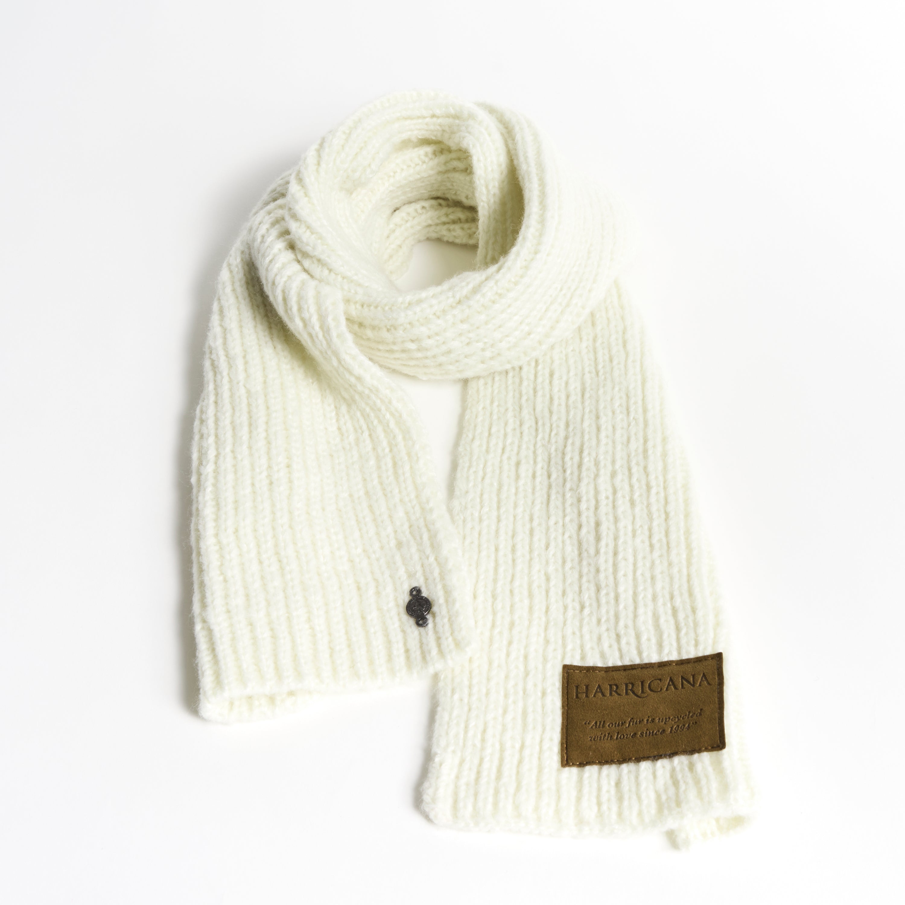 Harricana Sofia Fluffy Rib Scarf Soft Pink