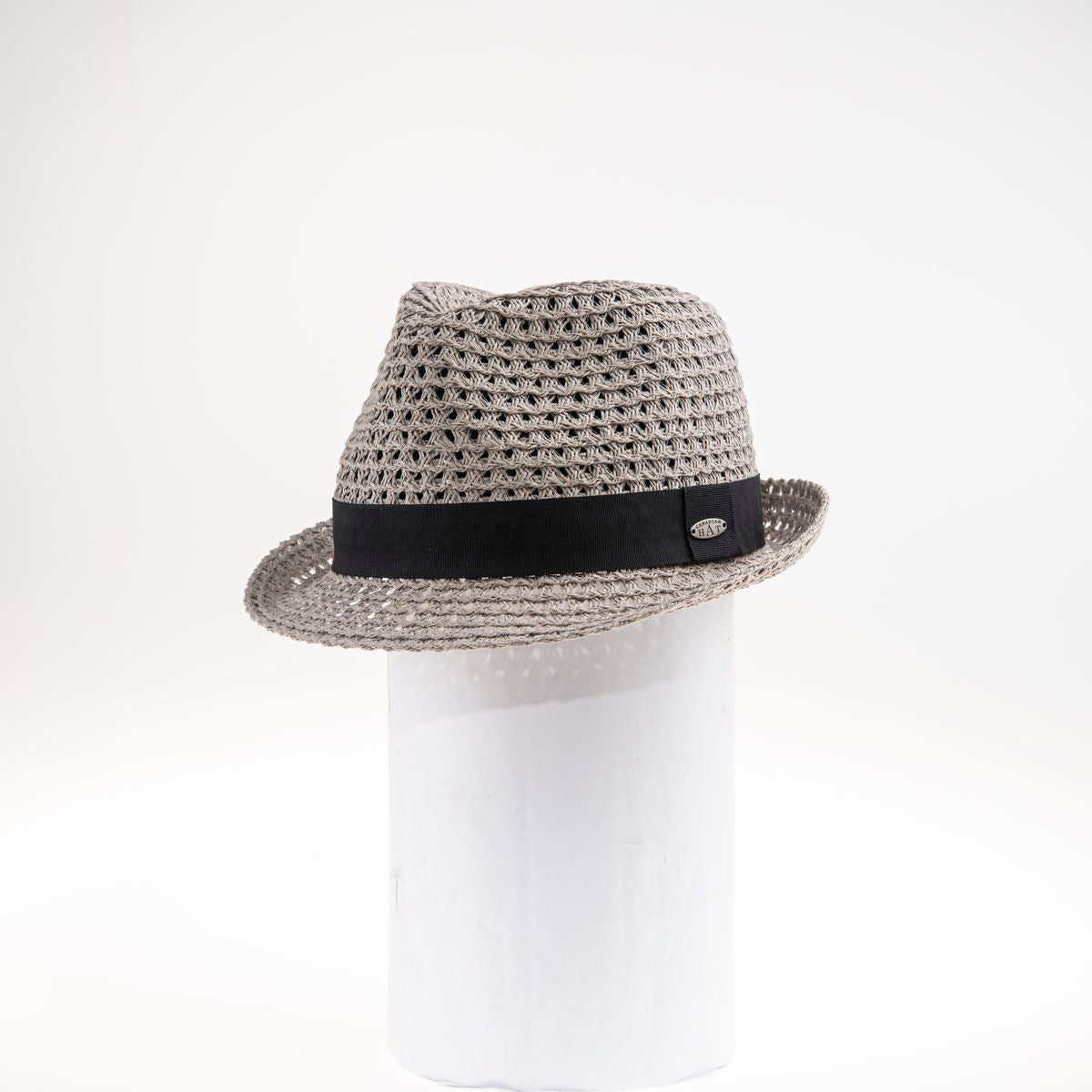 DUKESI FEDORA HAT IN PAPER STRAW