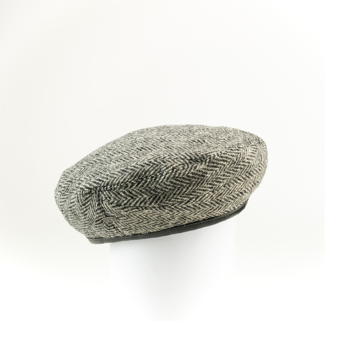 BETTE - REVERSIBLE UPCYCLED TWEED BERET HAT GOLF  7900 GREY ONE SIZE  