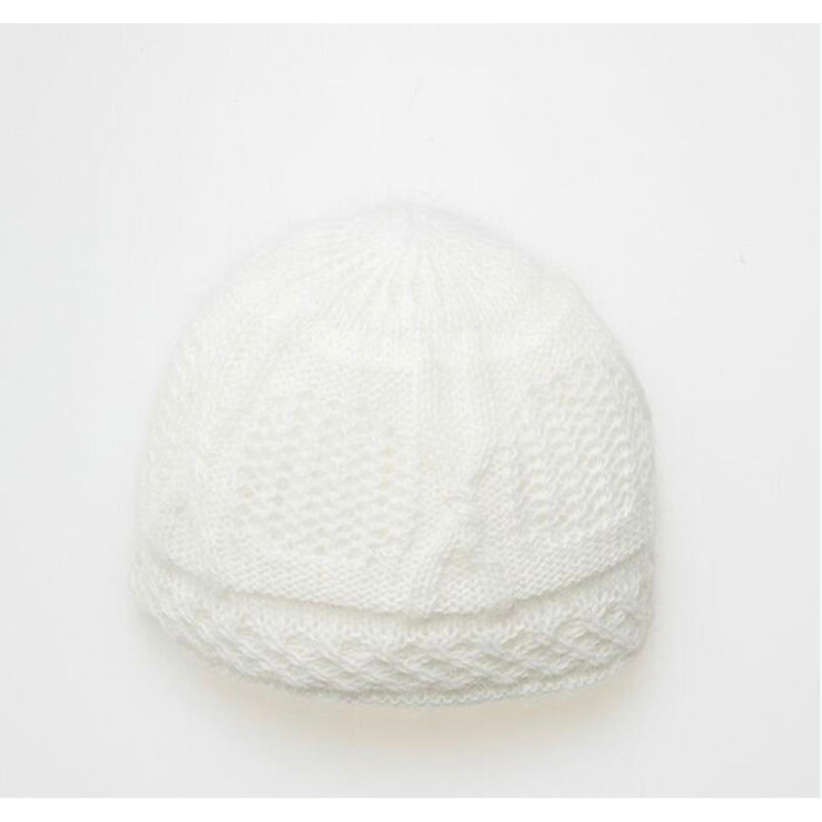 VALE ITALIAN ANGORA BEANIE GOLF  1300 IVORY O/S  
