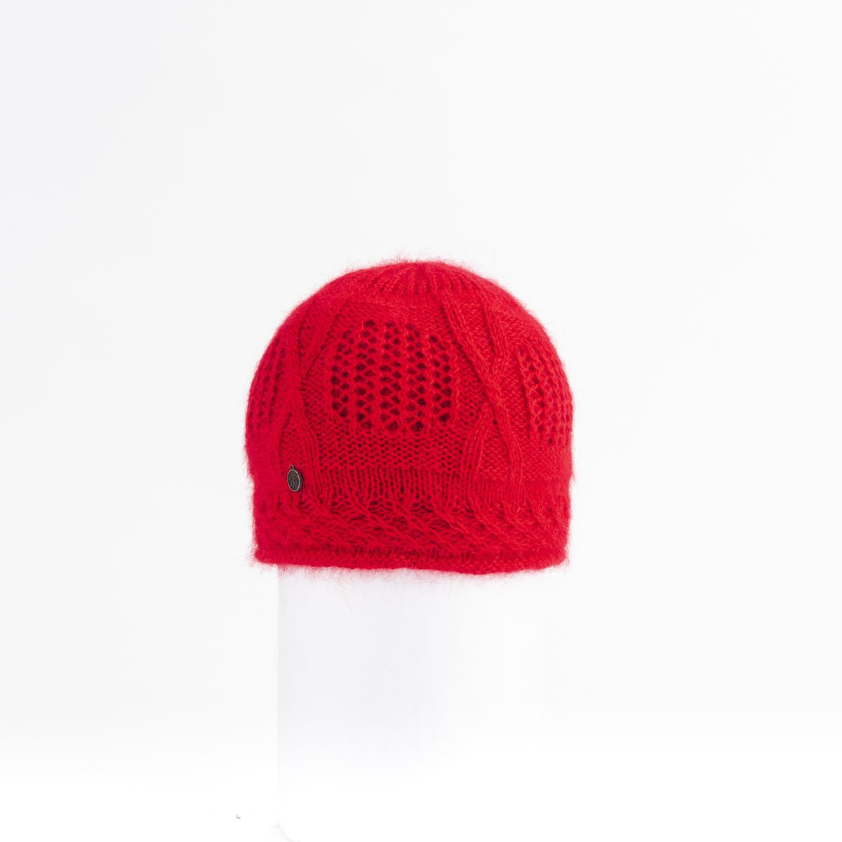 VALE ITALIAN ANGORA BEANIE GOLF  5800 RED O/S  
