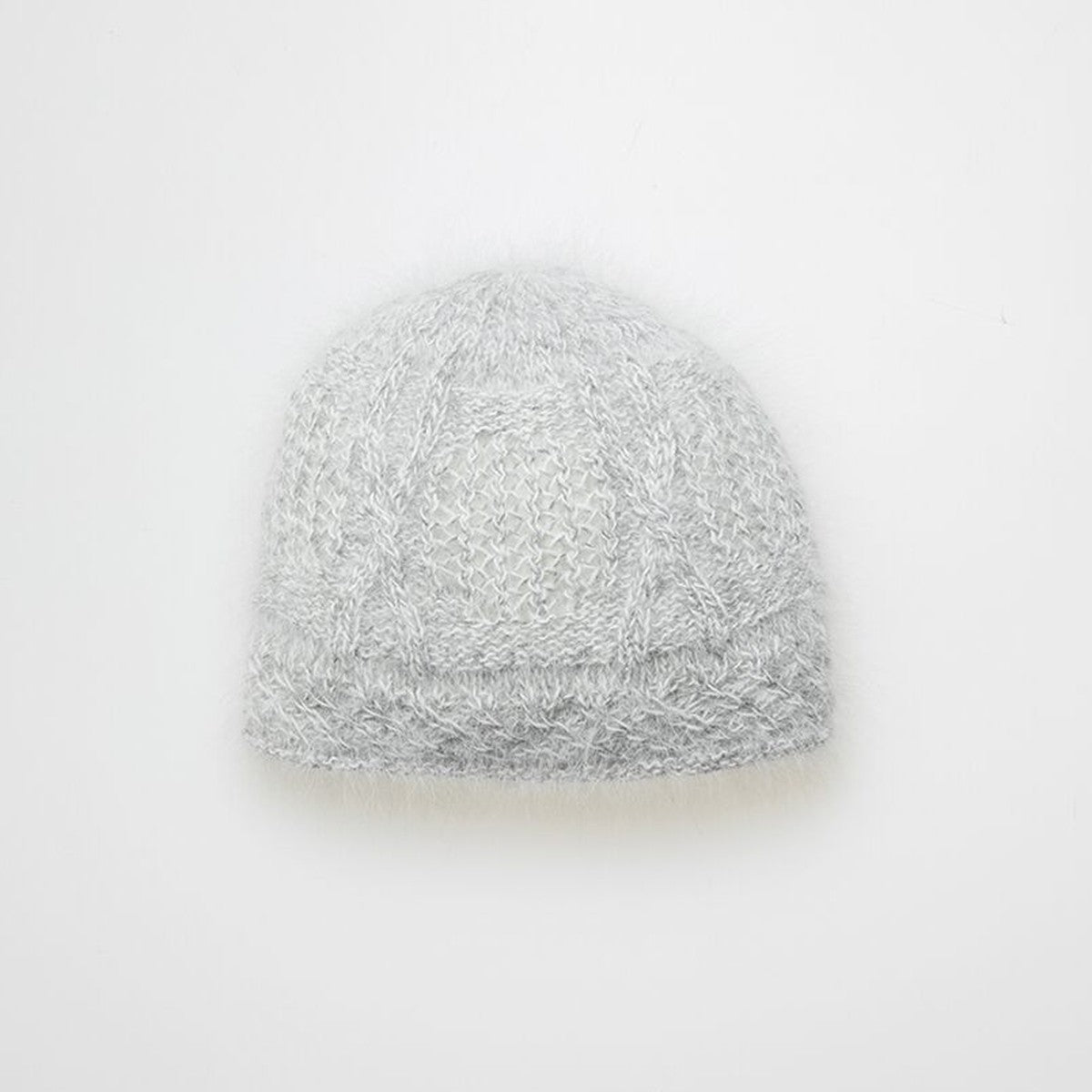 VALE ITALIAN ANGORA BEANIE GOLF  7900 GREY O/S  