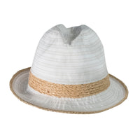 CANADIAN HAT WOMEN AMBAR FEDORA IN FABRIC in 7500 WHITE, O/S