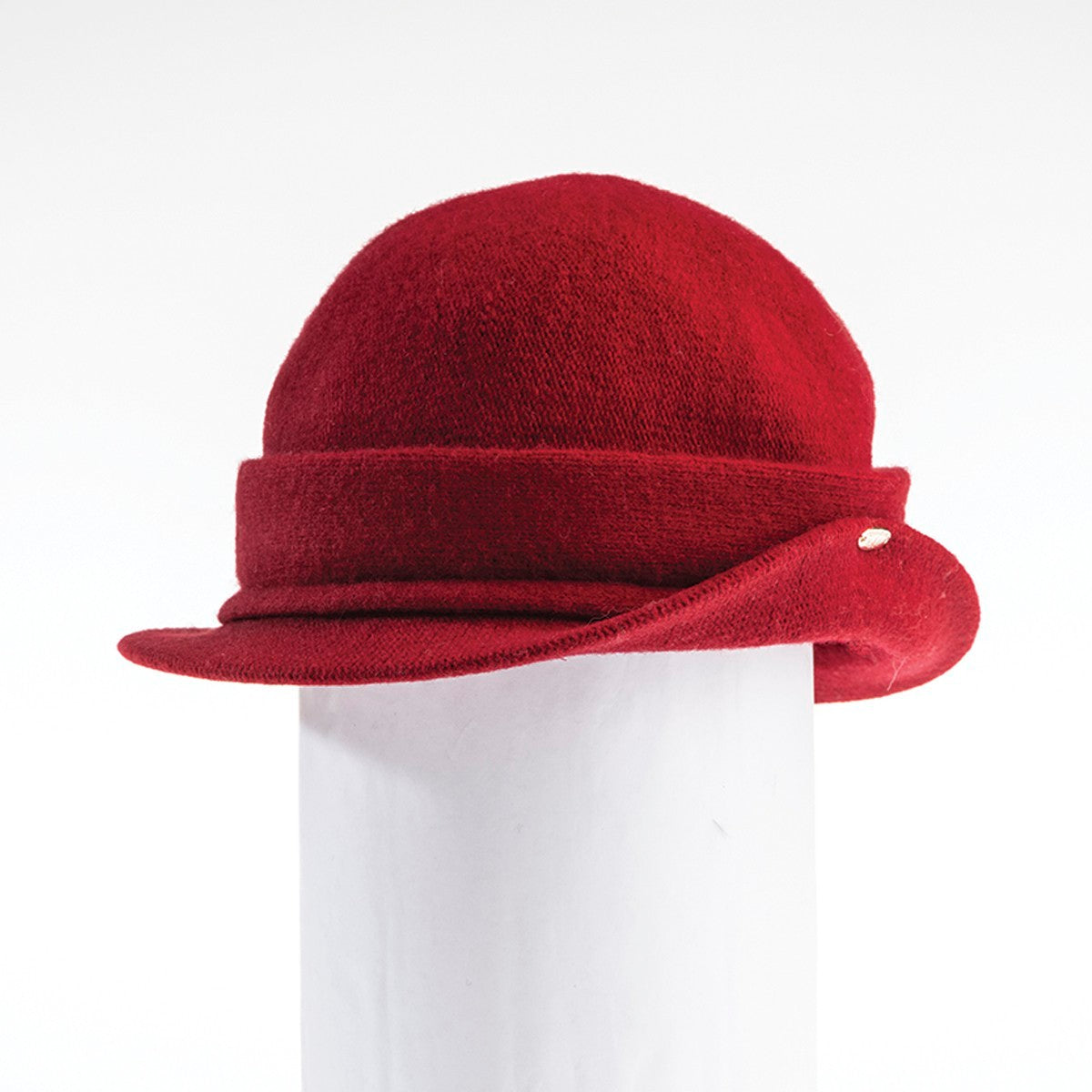 OKENA - ORMOS CLOCHE HAT WITH SIDE RISE GOLF  5800 RED O/S  