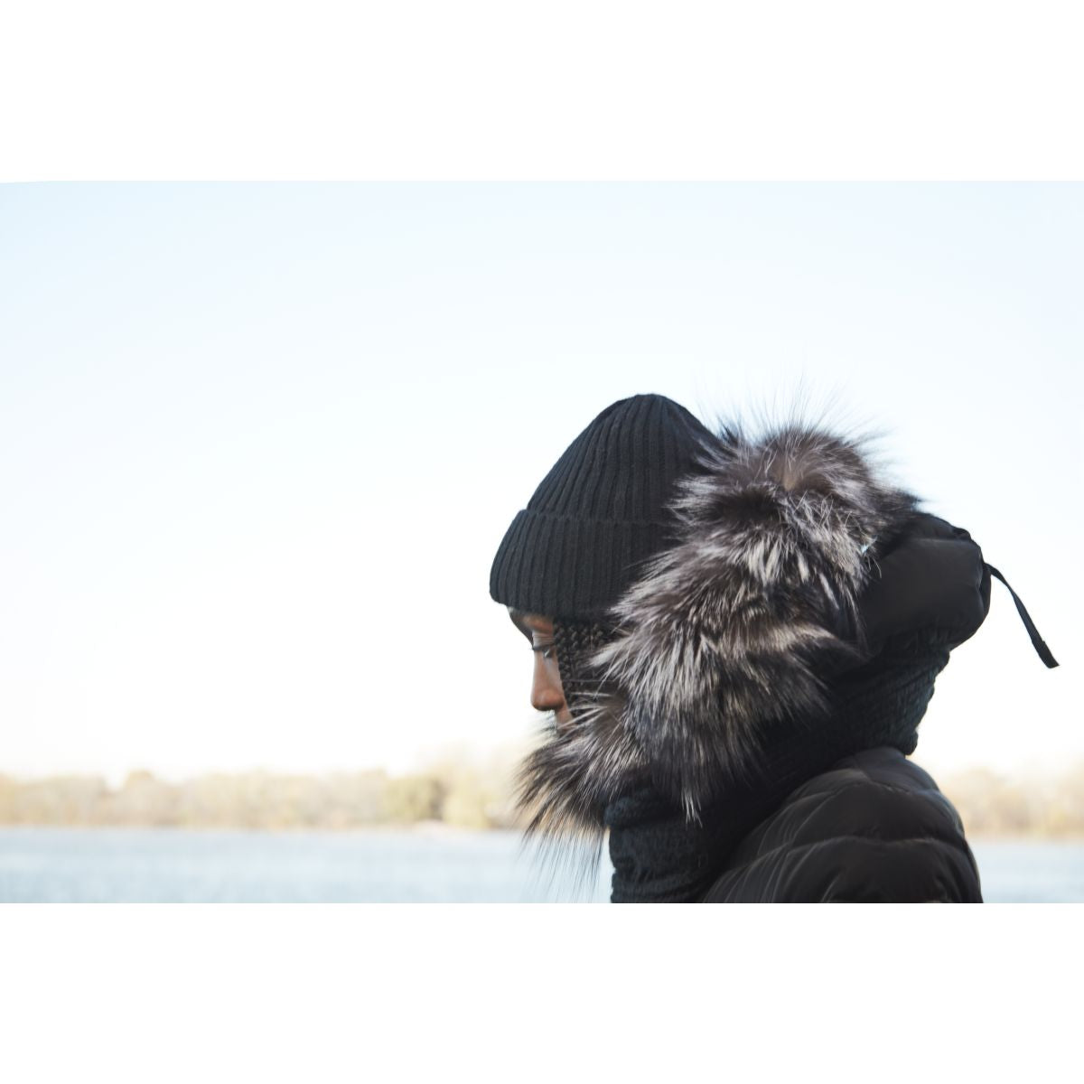 CANMORE - MANTEAU DOUDOUNE LONG AVEC FOURRURE