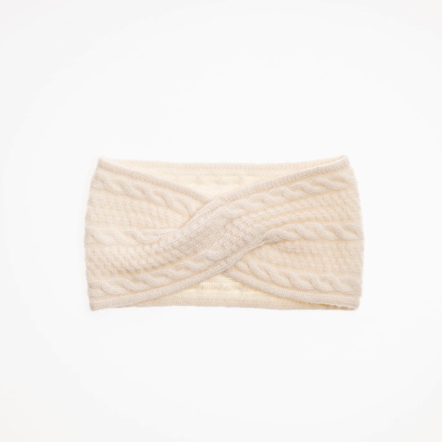 CASHMERE CABLE HEADBAND