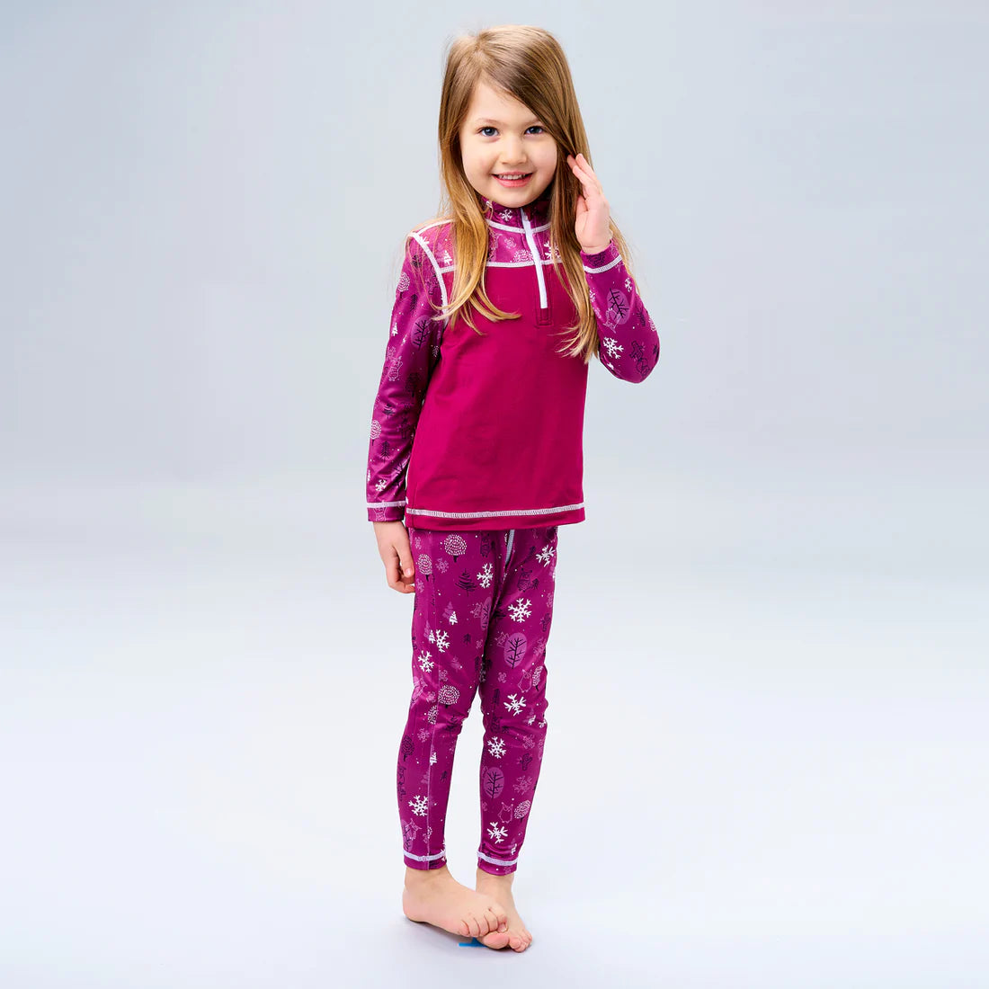 CHILDREN'S ALTROPOS 1/2 ZIP PRINTED