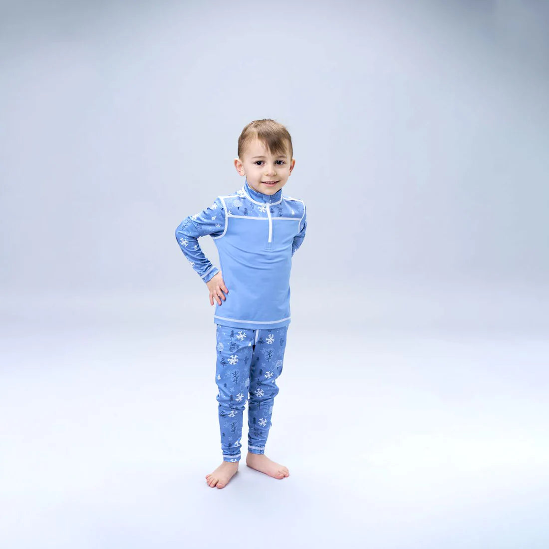 CHILDREN'S ALTROPOS 1/2 ZIP PRINTED