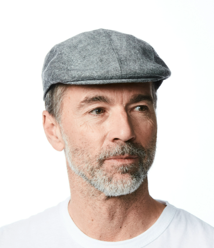 CHASE - NEWSBOY FLECKED FABRIC CAP