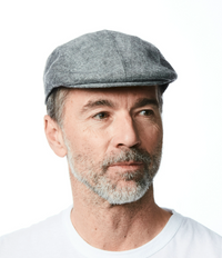 CHASE - NEWSBOY FLECKED FABRIC CAP